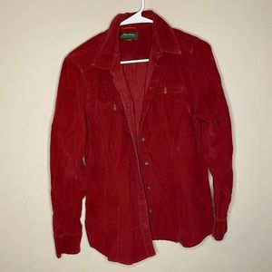 button up corduroy shirt